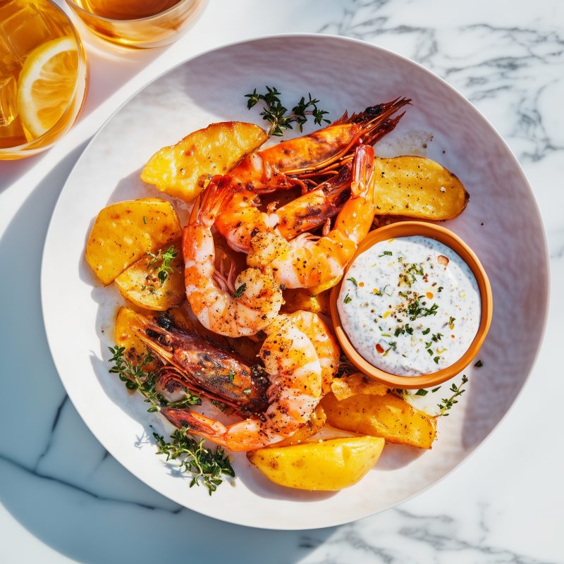 Grillade jätteräkor